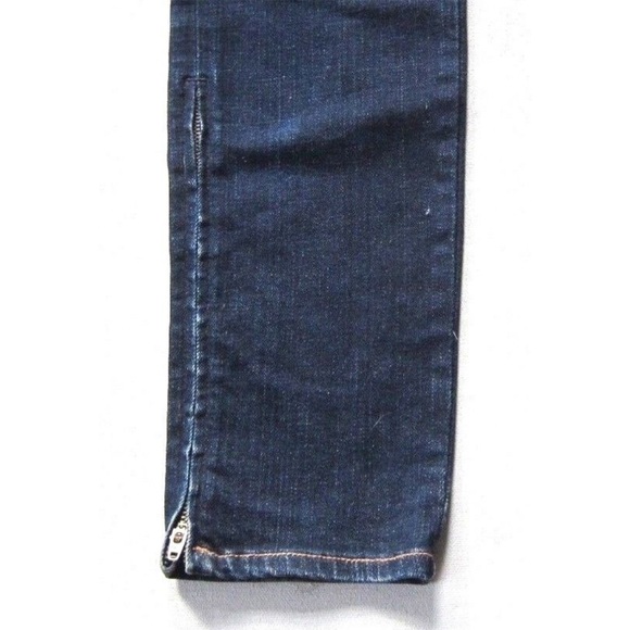 Y2K J Brand Jeans The Deal Skinny Leg 961 in Ink Blue - Zipper Openings sz 26 - Picture 4 of 4